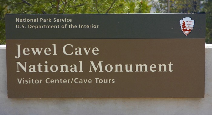 Sign Jewel Cave